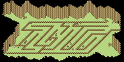 EarthBound Thumbnail Brickroad's Maze Map