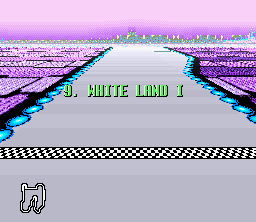 F Zero Map Selection Super Nintendo Snes