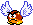Flying Goomba (left) - Super Mario World SNES Super Nintendo Animated Sprite